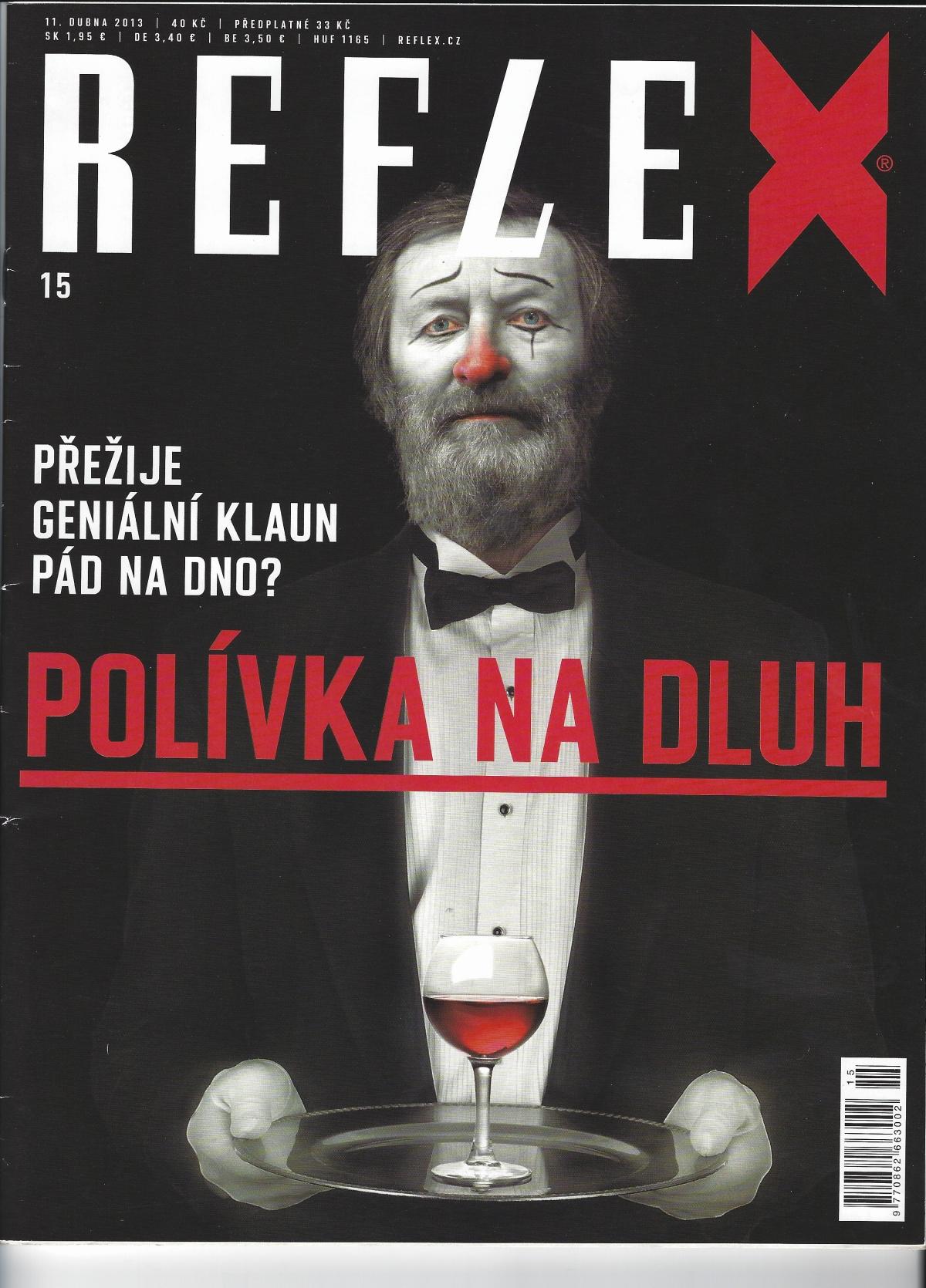 Reflex č. 15 / 2013 — obálka týdeníku
